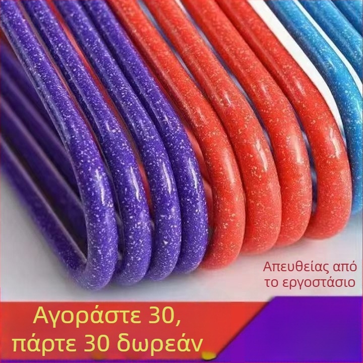Επιπλέον παχιές αντιολισθητικές μακρυμένες κρεμάστρες παλτών για οικιακή χρήση και αποθήκευση στην ντουλάπα