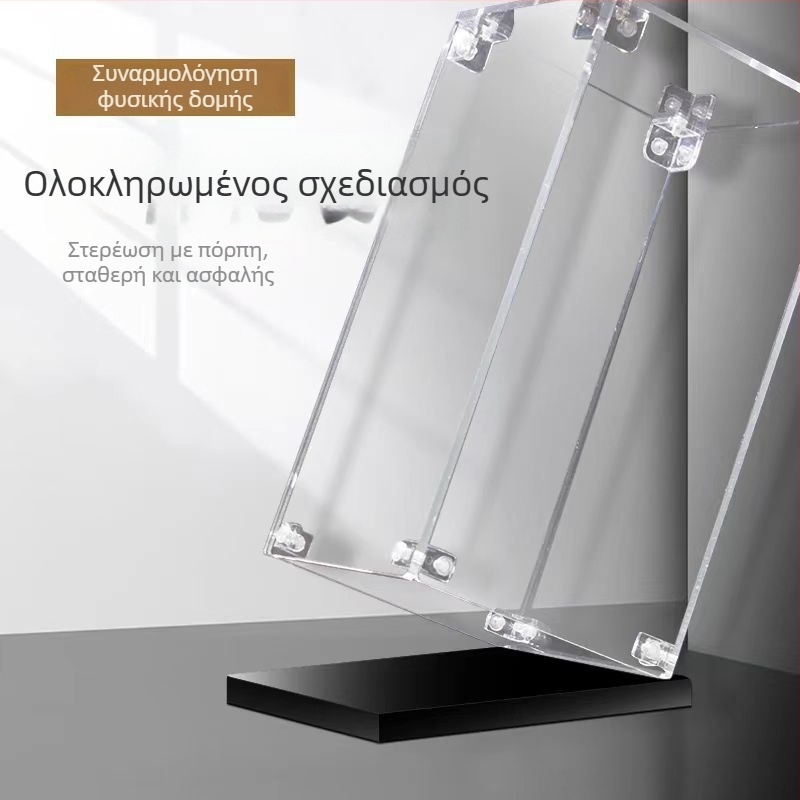 Διαφανές κουτί έκθεσης για μπάσκετ με αυτόγραφο, γυάλινο κάλυμμα προστασίας από τη σκόνη, ακρυλική διαφανής βιτρίνα