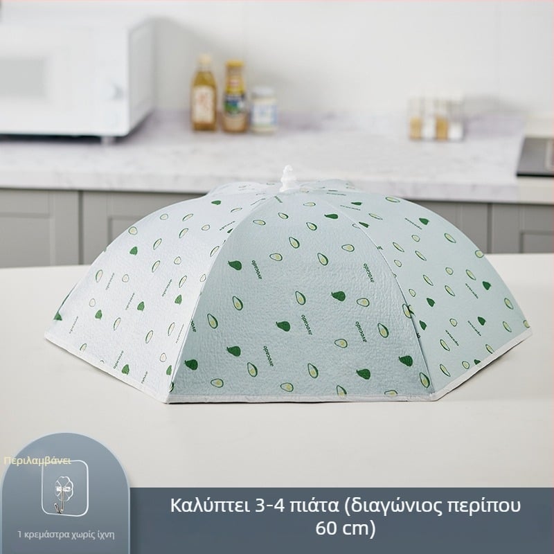 Κάλυμμα λαχανικών με θερμομόνωση για οικιακό τραπέζι φαγητού, αναδιπλούμενο κάλυμμα φαγητού για τον χειμώνα, προστασία από σκόνη, παχύ υλικό