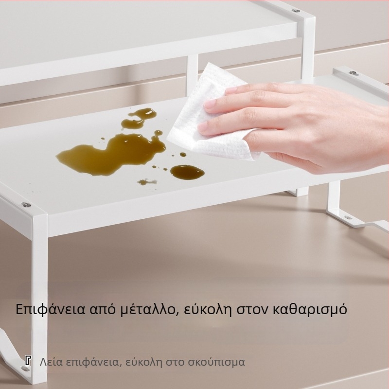 Κουζίνας: Πολυεπίπεδο σύστημα αποθήκευσης για ντουλάπες, οργάνωση κάτω από τον νεροχύτη και επεκτειόμενοι διαχωριστές