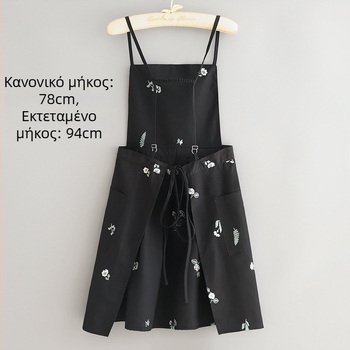 Πριγκιπική ποδιά κουζίνας με αντίσταση στους λεκέδες, Κορεάτικο στυλ μαγειρέματος, εργασιακή ενδυμασία για catering και ανθοπωλεία