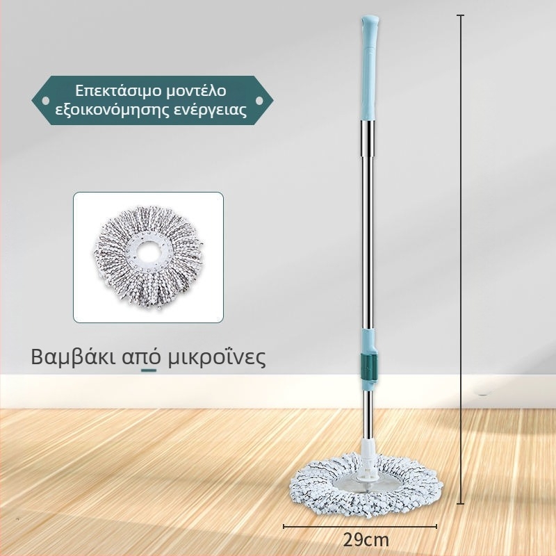 Κυκλική ράβδος σφουγγαριού για οικιακή χρήση – εργαλείο καθαρισμού με ένα πέρασμα, πλένεται στο χέρι, πλήρως αυτόματο, καθολική αντικατάσταση