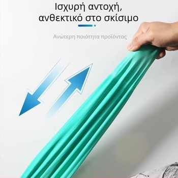 Λάτεξ αδιάβροχη μανσέτα βραχίονα, για κουζίνα και επεξεργασία θαλασσινών, ανθεκτική σε οξέα και αλκάλια, απωθεί το λάδι και τη βρωμιά, ανθεκτική στη φθορά, με επιμηκυμένο μήκος