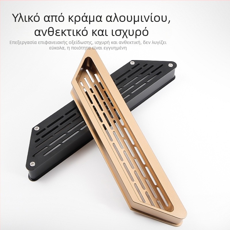 Κρυφή λαβή από κράμα αλουμινίου με διαπερατό πλέγμα για πόρτες ντουλαπιών κουζίνας και γκαζιού