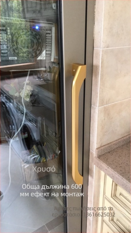 Μοντέρνο ανθεκτικό σε βαριά χρήση χειριστήριο συρόμενης πόρτας κουζίνας και γυάλινης πόρτας μπαλκονιού, από κράμα αλουμινίου, στυλ φρέσκου πολυτέλειας