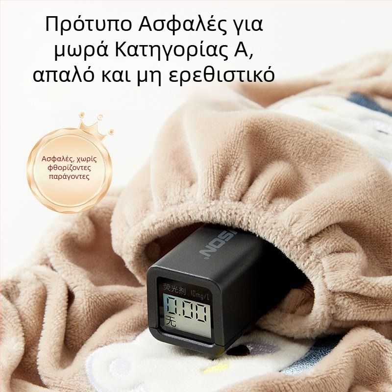 Μανσέτες χεριών για παιδιά με σχέδιο κινουμένων χαρακτήρων, unisex, 0–3 ετών, αδιάβροχες και ανθεκτικές στη βρωμιά, φθινοπωρινές-χειμερινές, πολάρ φλίς