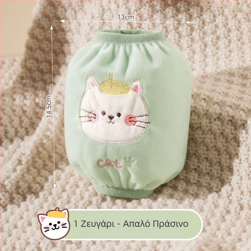Βρεφικά μανίκια φθινοπωρινά-χειμερινά, ανθεκτικά σε λάδια και βρωμιά, χαλαρές ελαστικές μανσέτες, χαριτωμένα για παιδιά