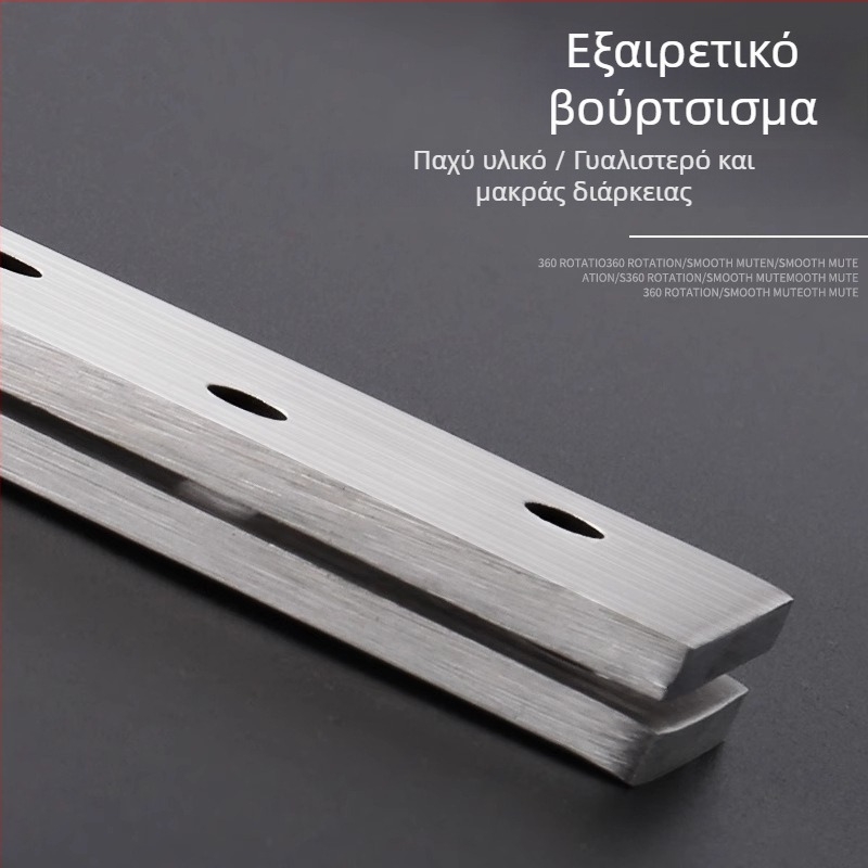 Ανοξείδωτος χάλυβας 360° μεντεσές για πόρτες ντουλάπες, κρυφή άρθρωση επάνω-κάτω
