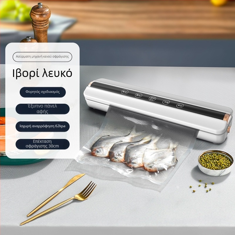 HB-505 Συσκευή Κενών Αερίων για Συσκευασία Τροφίμων – Συμπαγής Οικιακή Σφραγιστική Μονάδα