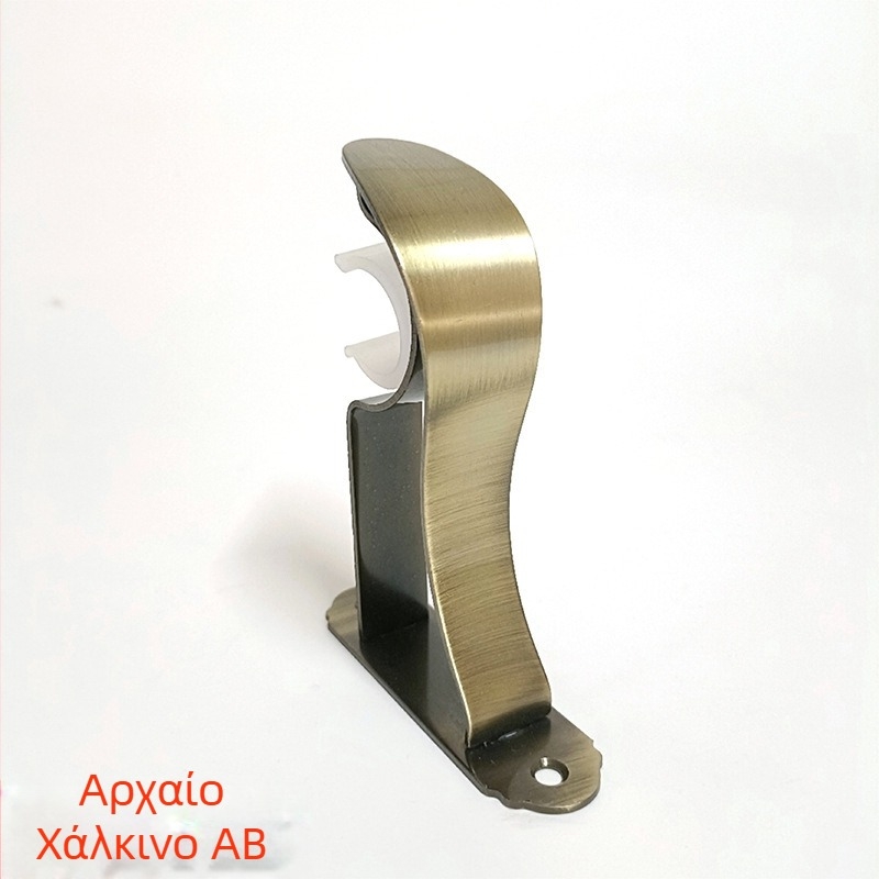Ράβδος κουρτινών 28 mm σε ρετρό στυλ, ρωμαϊκή ράβδος με κούφιο καλλιτεχνικό φινίρισμα για σύστημα οδηγών κουρτινών