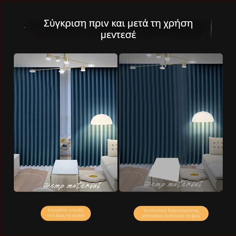 Ανοξείδωτος οδηγός κουρτιών με νανο-μαγνητική ρόδα επαφής, διασταυρούμενος συνδετικός, ευθεία τροχιά, στεγανοποιητής φωτός, παχυνμένος αυτοκόλλητος σκίαστρο