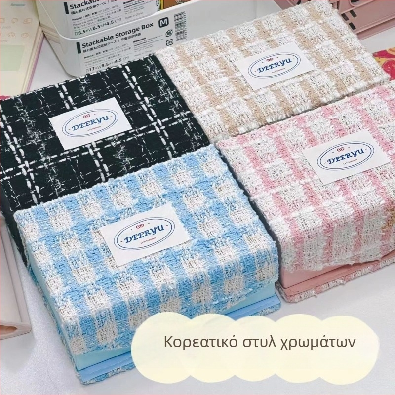 Κουτί αποθήκευσης καρτών με καπάκι-αναδιπλούμενο, μαγνητική προστασία από σκόνη, γυναικείο στυλ