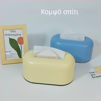 Επιτραπέζια θήκη χαρτοπετσετών με γλυκό καρτούν σχέδιο, κρεμ χρώμα, για σαλόνι