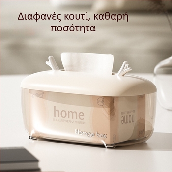 Διάφανη θήκη χαρτομάντιλων σε στυλ Ins για το σαλόνι, πολλαπλών χρήσεων αποθήκευση χαρτοπετσέτων