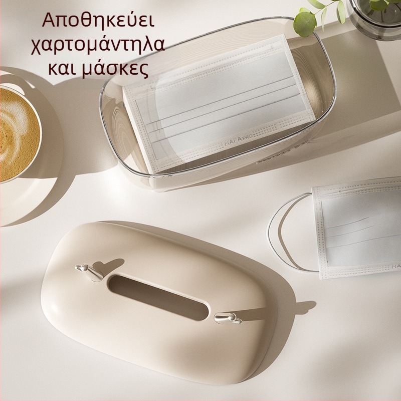 Διάφανη θήκη χαρτομάντιλων σε στυλ Ins για το σαλόνι, πολλαπλών χρήσεων αποθήκευση χαρτοπετσέτων