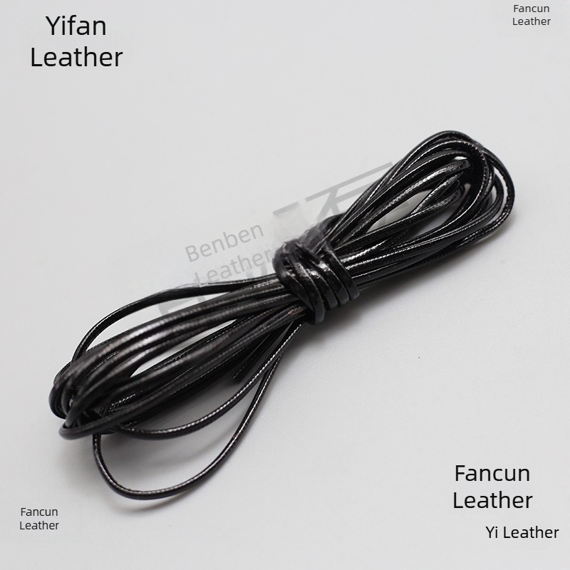 2mm λεπτό συνθετικό δερμάτινο κορδόνι για DIY κοσμήματα — PU δερμάτινο κορδόνι για βραχιόλια και κολιέ