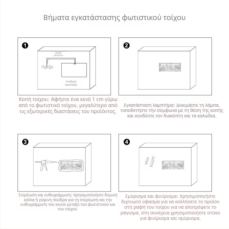 Εντοιχισμένο φωτιστικό τοίχου από γύψο με αισθητήρα κίνησης για διάδρομο και σκάλες – LED περιβαλλοντικό νυχτερινό φως, αισθητική δυναστείας Σονγκ