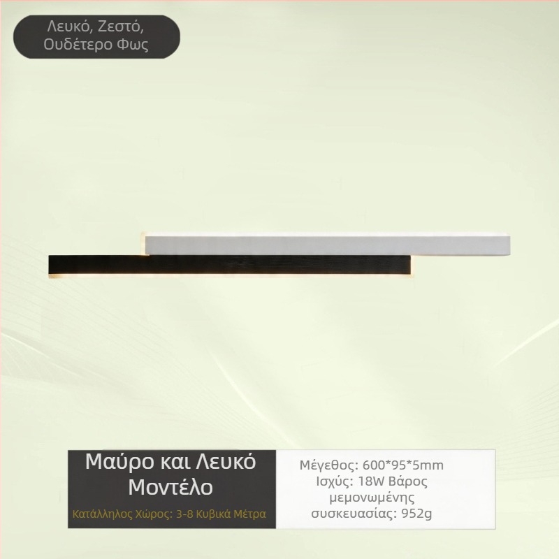 LED επιτοίχιο φωτιστικό για υπνοδωμάτιο, κομοδίνο, τραπεζαρία, μελέτη και διάδρομο
