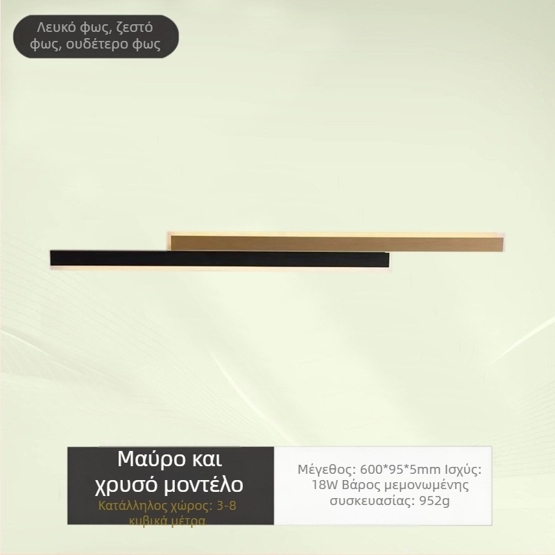LED επιτοίχιο φωτιστικό για υπνοδωμάτιο, κομοδίνο, τραπεζαρία, μελέτη και διάδρομο