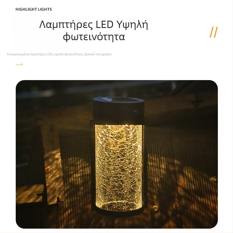 Ηλιακό φανάρι κήπου για εξωτερικούς χώρους, αδιάβροχο κρεμαστό φανάρι για μπαλκόνι, κήπο και αυλή; διακοσμητικό φως βίλας και εξωτερικό τοίχικο φως.