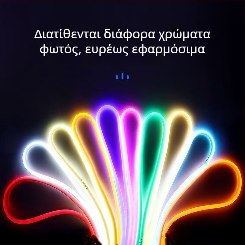 360° κυκλική LED λωρίδα φωτισμού, 220V εξωτερική αδιάβροχη, για γενικές μηχανικές εφαρμογές φωτισμού