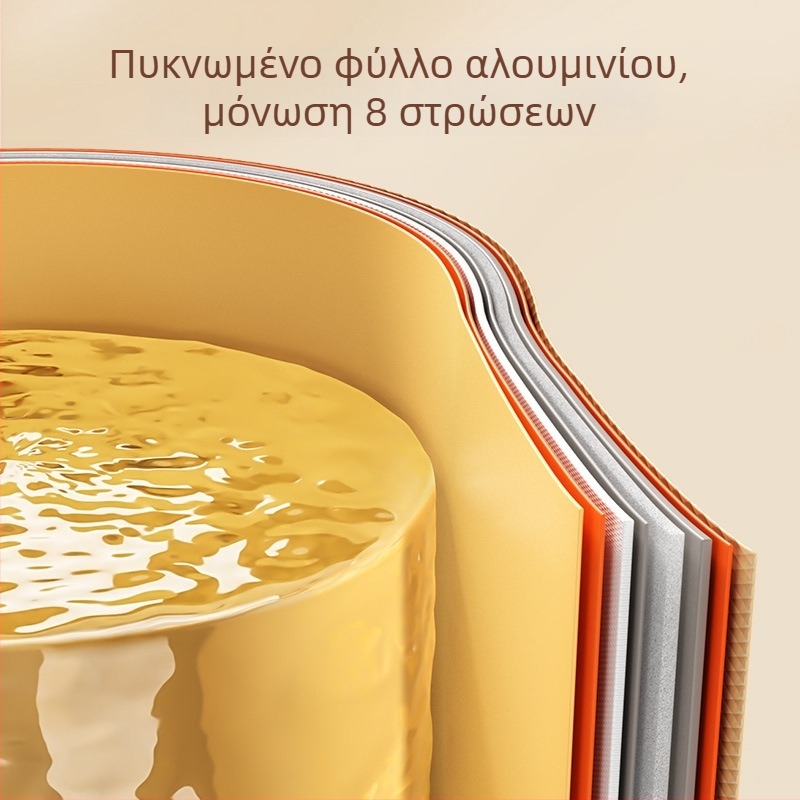 Φορητή οικιακή λεκάνη ποδόλουτρου με μόνωση, αρκετά βαθιά για να καλύψει τις γάμπες, συσκευή βύθισης ποδιών