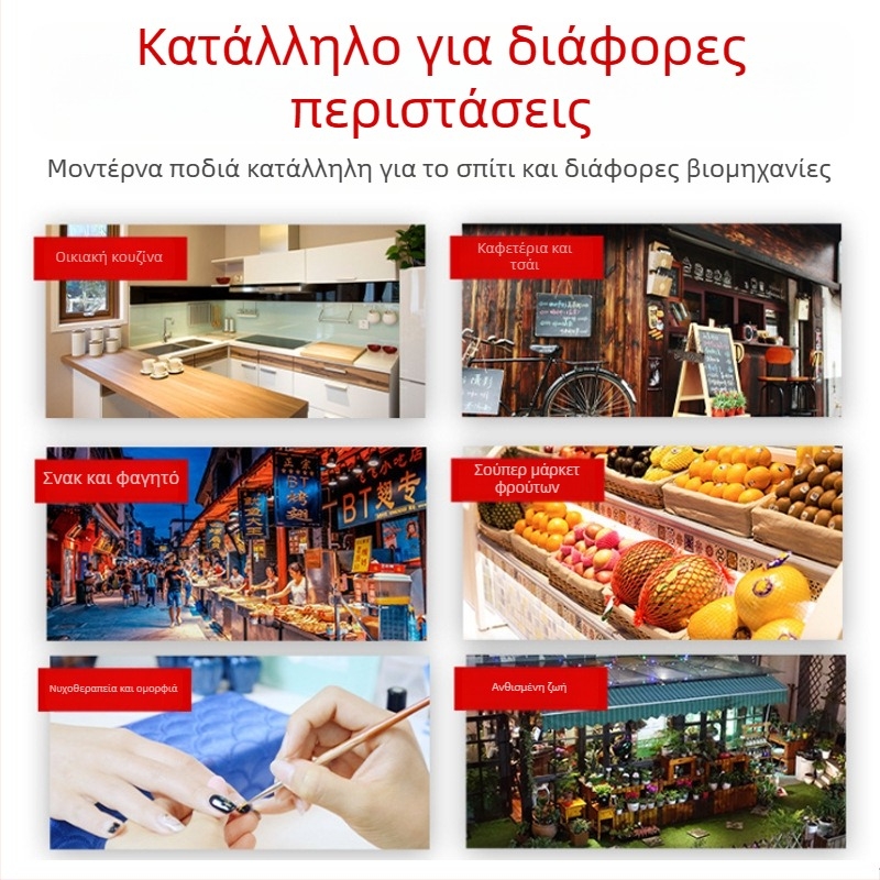 Αδιάβροχη ποδιά χωρίς μανίκια με κεντημένο λογότυπο, προσαρμόσιμη για κουζίνα, σαλόνια μανικιούρ και καταστήματα milk tea