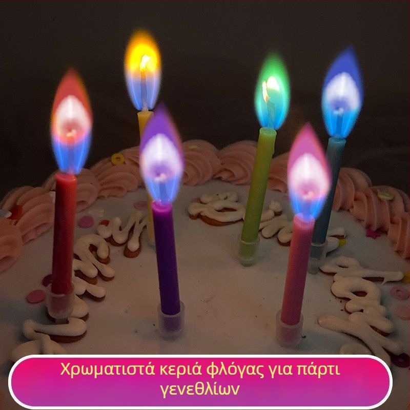 12 κεριά γενεθλίων για τούρτα ενός έτους — φωτογραφικός διακοσμός, μοντέρνο και δημιουργικό