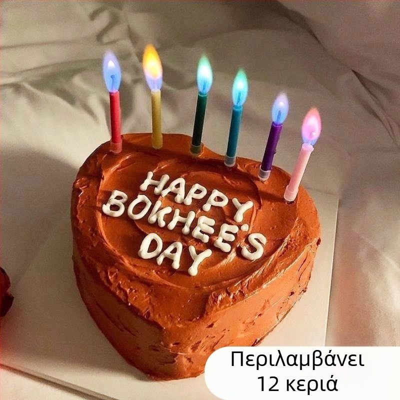 12 κεριά γενεθλίων για τούρτα ενός έτους — φωτογραφικός διακοσμός, μοντέρνο και δημιουργικό