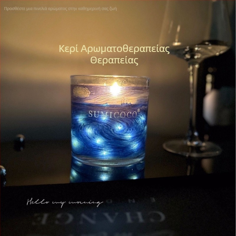 Sumicoco Blue Lover αρωματικό κερί σόγιας σε κουτί δώρου για τα γενέθλια του δασκάλου