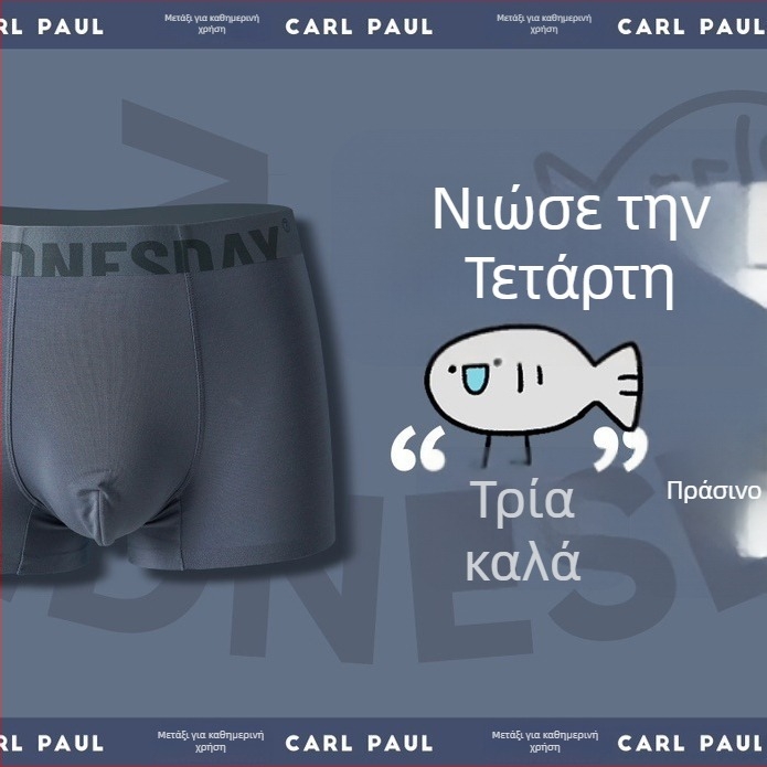 Νέο CP ανδρικό εσώρουχο – μονόχρωμο, χωρίς ραφές, από modal, αντιβακτηριακό, απαλό και διαπνέον