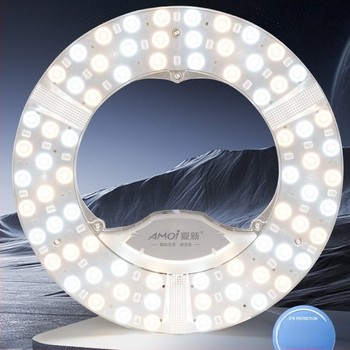 Κυκλικό LED πάνελ οροφής — αντικαταστάσιμη LED μονάδα με τριχρωμικό φωτισμό, για υπνοδωμάτιο και σαλόνι, εξοικονόμηση ενέργειας, καθολική εφαρμογή