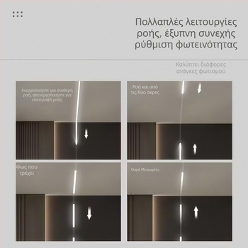 24V COB LED ταινία με τριχρωμία CCT, δυναμικό εφέ κυνηγιού φωτισμού, αυτοκόλλητη εύκαμπτη γραμμική λωρίδα, ρυθμιζόμενη φωτεινότητα