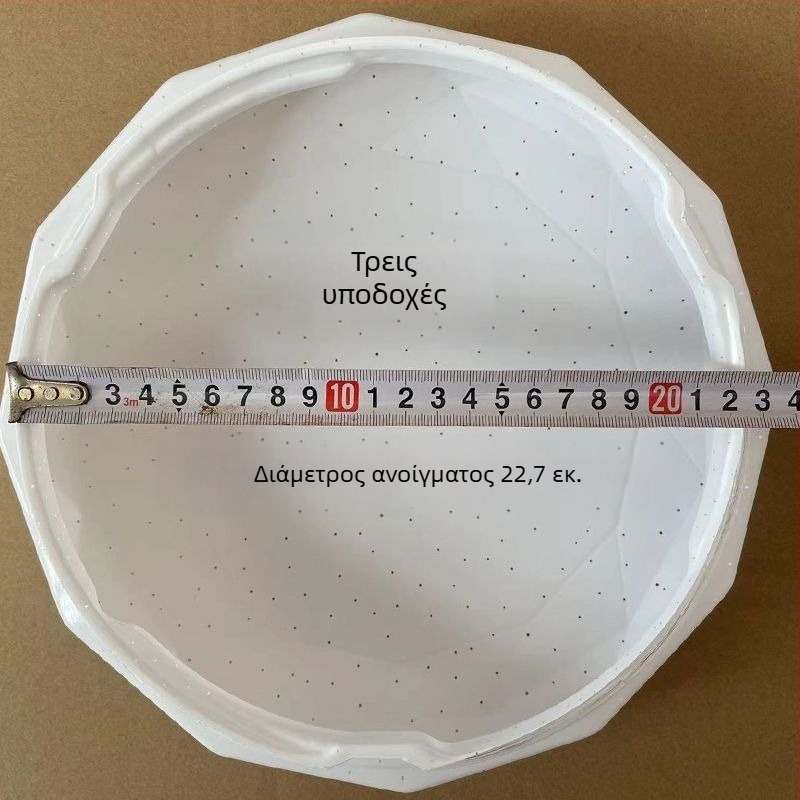 LED οροφής κυκλικός σκιά λαμπτήρα, κατάλληλη για υπνοδωμάτιο, μπαλκόνι, κουζίνα και μπάνιο; δεν περιλαμβάνει πηγή φωτός; σετ εξαρτημάτων; βάση.