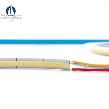 Λωρίδα LED COB DC5V, λευκός και ζεστός διπλός τόνος χρώματος, τριχρωμική ρύθμιση φωτισμού, 500 LED, πλάτος 10 mm, εντοιχισμένη σε ντουλάπι, εσωτερικός φωτισμός, ρυθμιζόμενη, γωνία δέσμης 120°, CRI 90