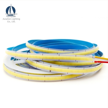 Λωρίδα LED COB DC5V, λευκός και ζεστός διπλός τόνος χρώματος, τριχρωμική ρύθμιση φωτισμού, 500 LED, πλάτος 10 mm, εντοιχισμένη σε ντουλάπι, εσωτερικός φωτισμός, ρυθμιζόμενη, γωνία δέσμης 120°, CRI 90