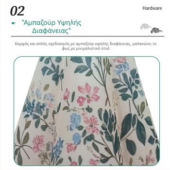 Υφασμάτινο αμπαζούρ με πέντε πέταλα, κατά παραγγελία για νυχτερινό φωτιστικό κομοδίνου, αντιθαμβωτικό