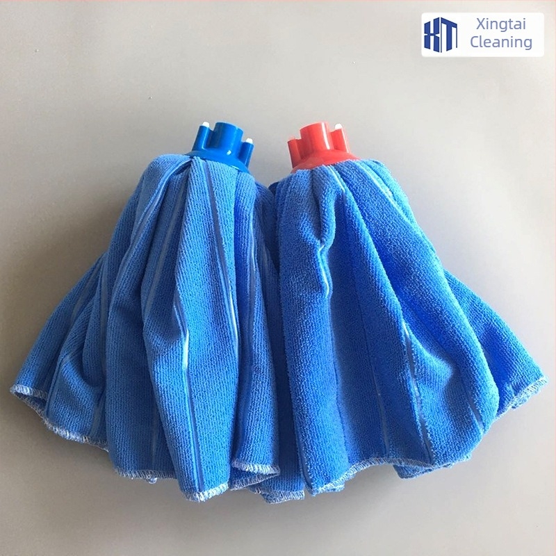 Απορροφητικό mop με στρογγυλή κεφαλή από Microfiber, με λαβή, για οικιακή και επαγγελματική χρήση, ενιαίο πανί για μεγάλες επιφάνειες