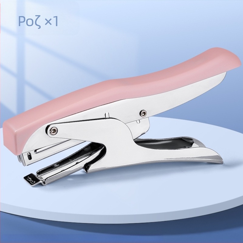 Χειροκίνητος φορητός stapler για έγγραφα και μαθητικά πρότζεκτ