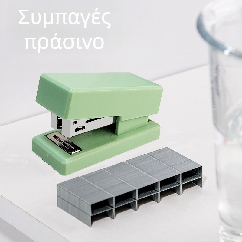 Διάφανο μίνι συρραπτικό για μαθητές, φορητό, μικρό και κομψό Νο. 12