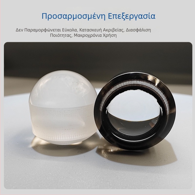 Οπτικό κρύσταλλο K9: Plano-convex φακός, λέιζερ κολιμάτο φακός, συγκολλημένος με plano-concave και bi-convex μενίσκος