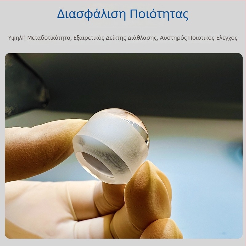 Οπτικό κρύσταλλο K9: Plano-convex φακός, λέιζερ κολιμάτο φακός, συγκολλημένος με plano-concave και bi-convex μενίσκος
