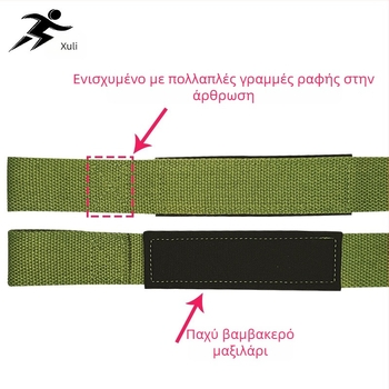 Λουρί στήριξης καρπού για άρσεις βαρών και έλξεις — βραχιόλι προπόνησης για προπονήσεις με μπάρα