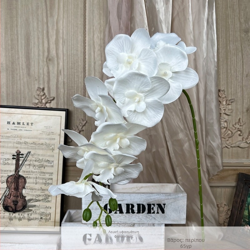Phalaenopsis με 9 άνθη, μεταξωτό λουλούδι για γάμο και οικιακή διακόσμηση