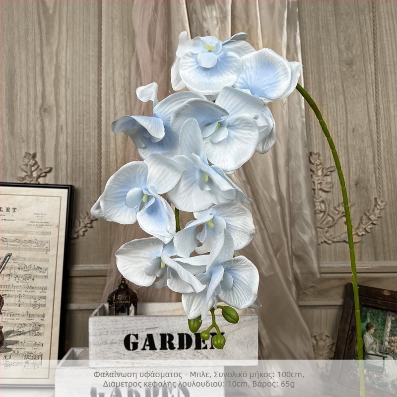 Phalaenopsis με 9 άνθη, μεταξωτό λουλούδι για γάμο και οικιακή διακόσμηση