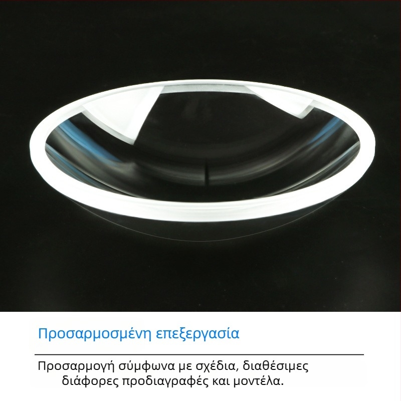 Κυρτοσφαιρικός φακός υψηλής ακρίβειας για λέιζερ και απεικόνιση, προσαρμόσιμο θετικό και αρνητικό μήκος εστίασης, γυάλινος φακός με ακρίβεια.