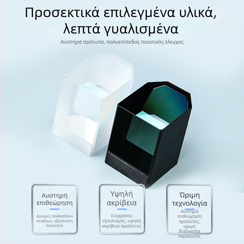 Μαύρα επικαλυμμένα πρίσματα οροφής και φακοί με υψηλό δείκτη διάθλασης για ακριβή οπτικά όργανα