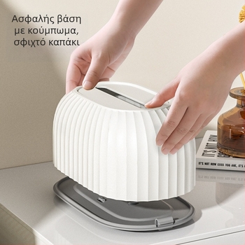 Κουτί χαρτοπετσών ρίγες, κατάλληλο για μπάνιο και σαλόνι – μινιμαλιστικός επιτραπέζιος οργανωτής αποθήκευσης