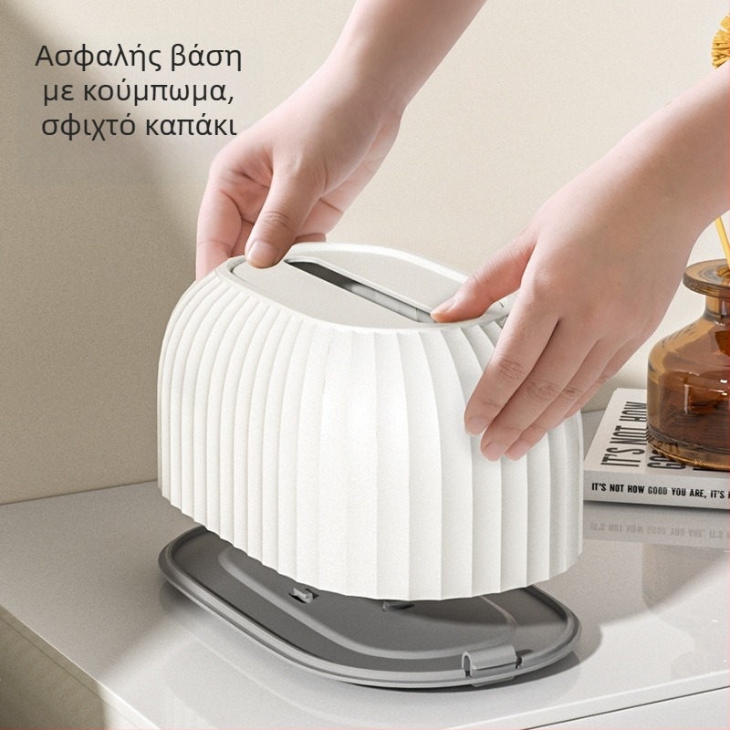 Κουτί χαρτοπετσών ρίγες, κατάλληλο για μπάνιο και σαλόνι – μινιμαλιστικός επιτραπέζιος οργανωτής αποθήκευσης