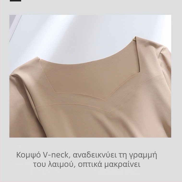 Γυναικείο σετ βάσης φθινοπωρινό-χειμερινό: λεπτό μικροβελούδο, μπλούζα με μακρυά μανίκια και παντελόνια, υψηλή ελαστικότητα, ζεστό νάιλον